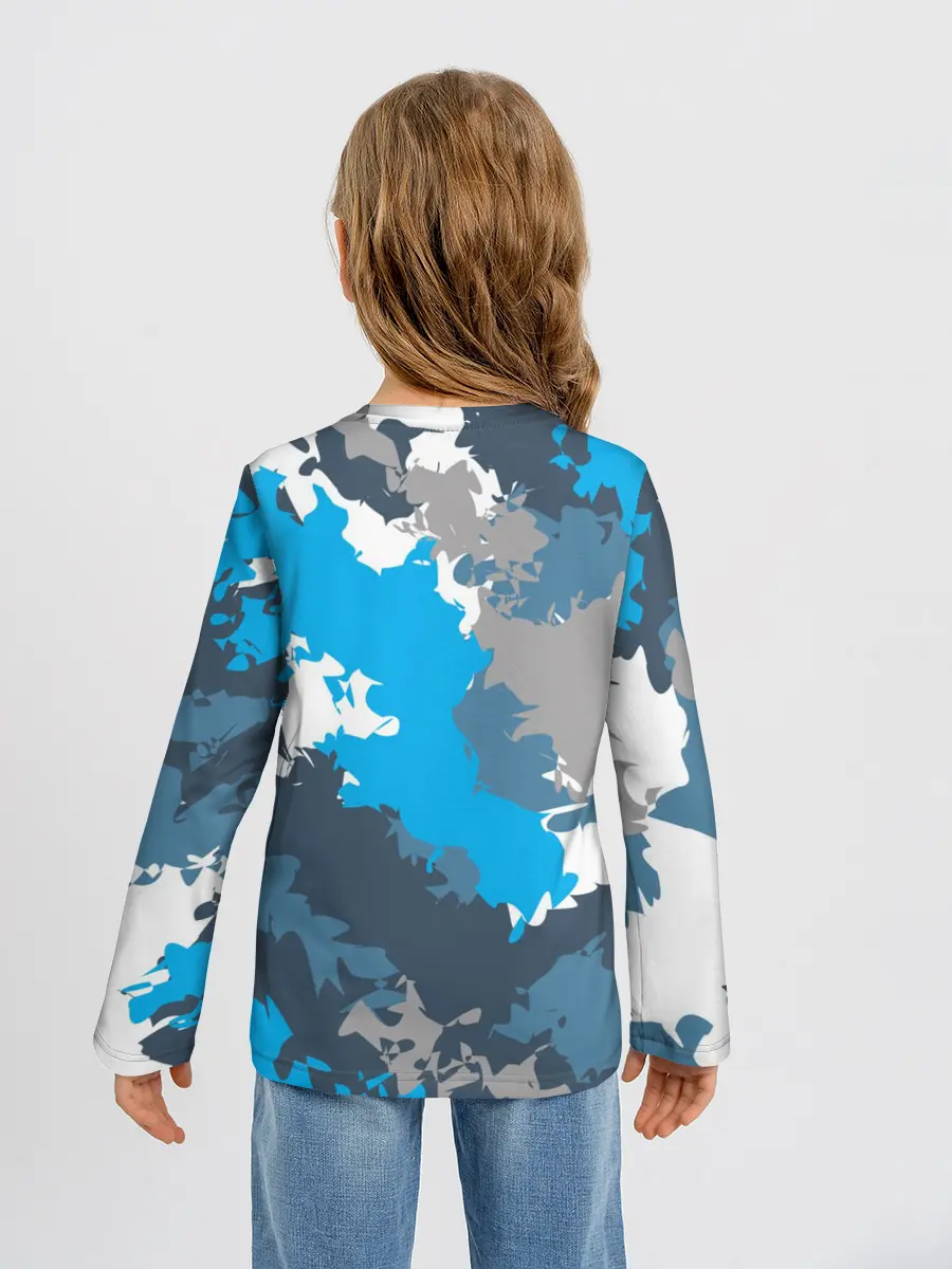 Детский лонгслив / Камуфляж