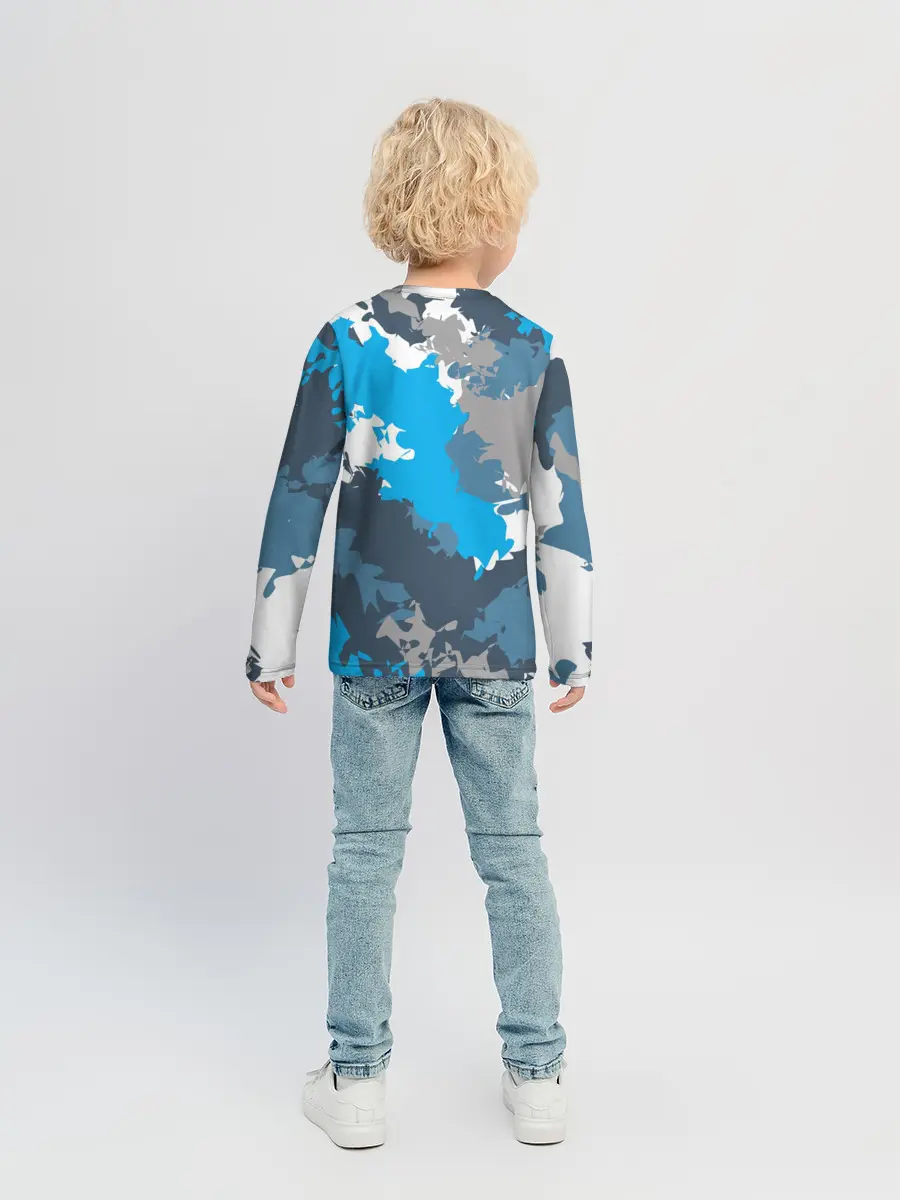 Детский лонгслив / Камуфляж