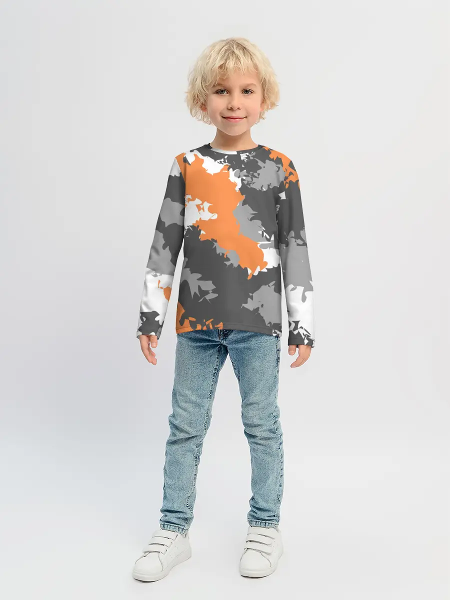 Детский лонгслив / Камуфляж