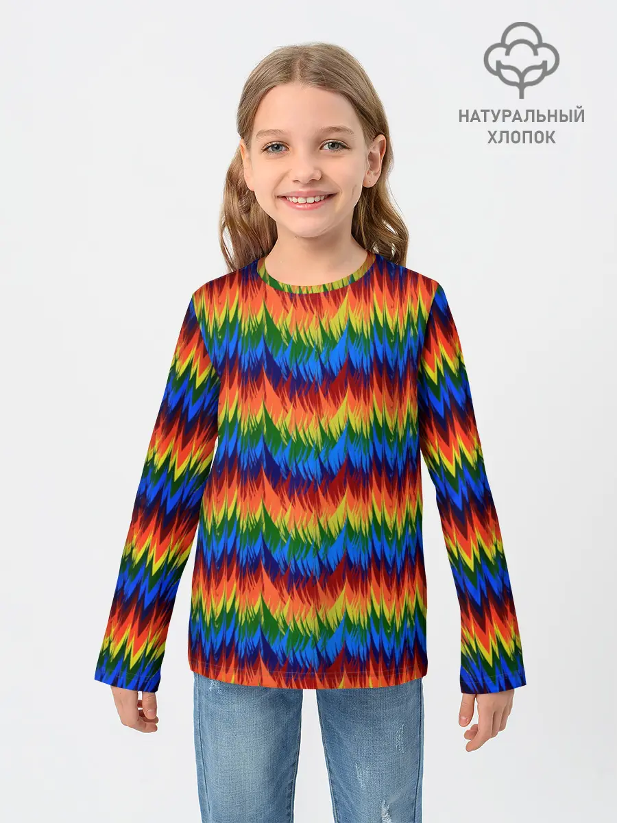 Детский лонгслив / РАДУЖНАЯ КИСЛОТА
