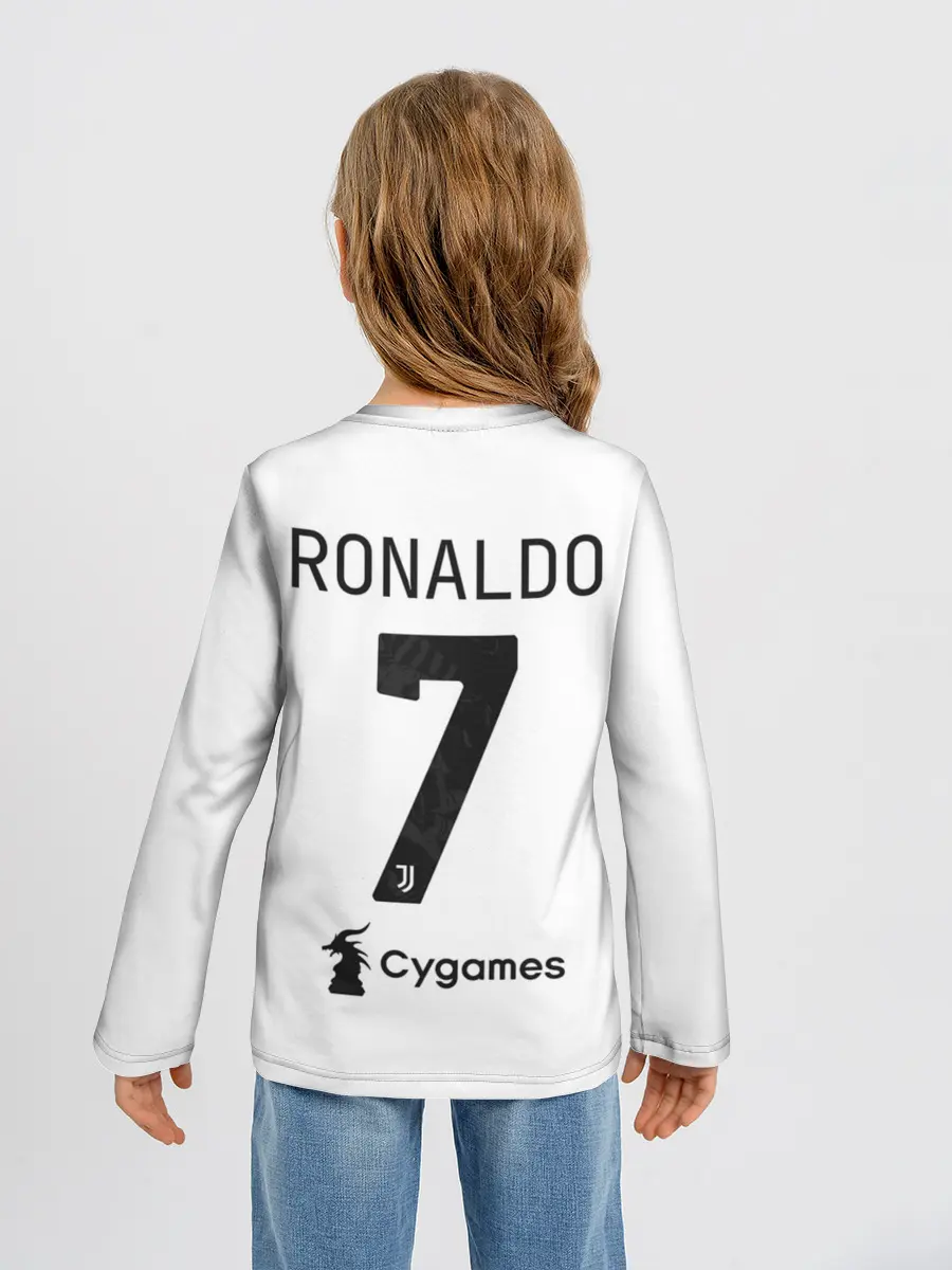 Детский лонгслив / Футбольная форма Роналдо 20/21