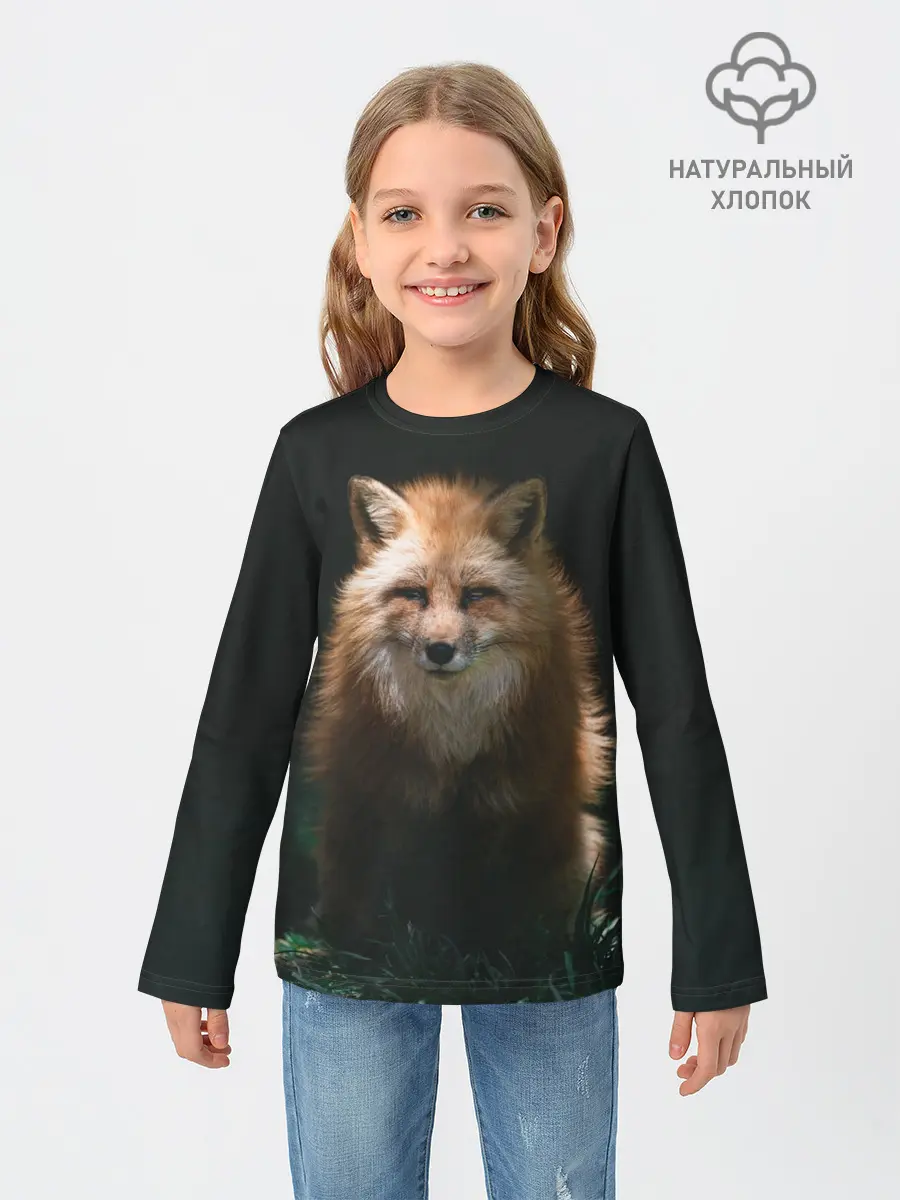 Детский лонгслив / Хитрый Лис