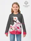 Детский лонгслив / Flower Tomoe
