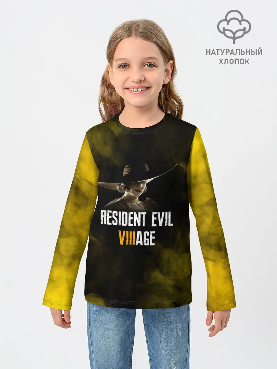 Детский лонгслив / RESIDENT EVIL VILLAGE | LADY DIMITRESCU