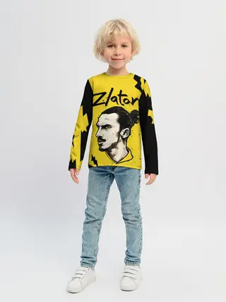 Детский лонгслив / ЗЛАТАН ИБРАГИМОВИЧ / ZLATAN