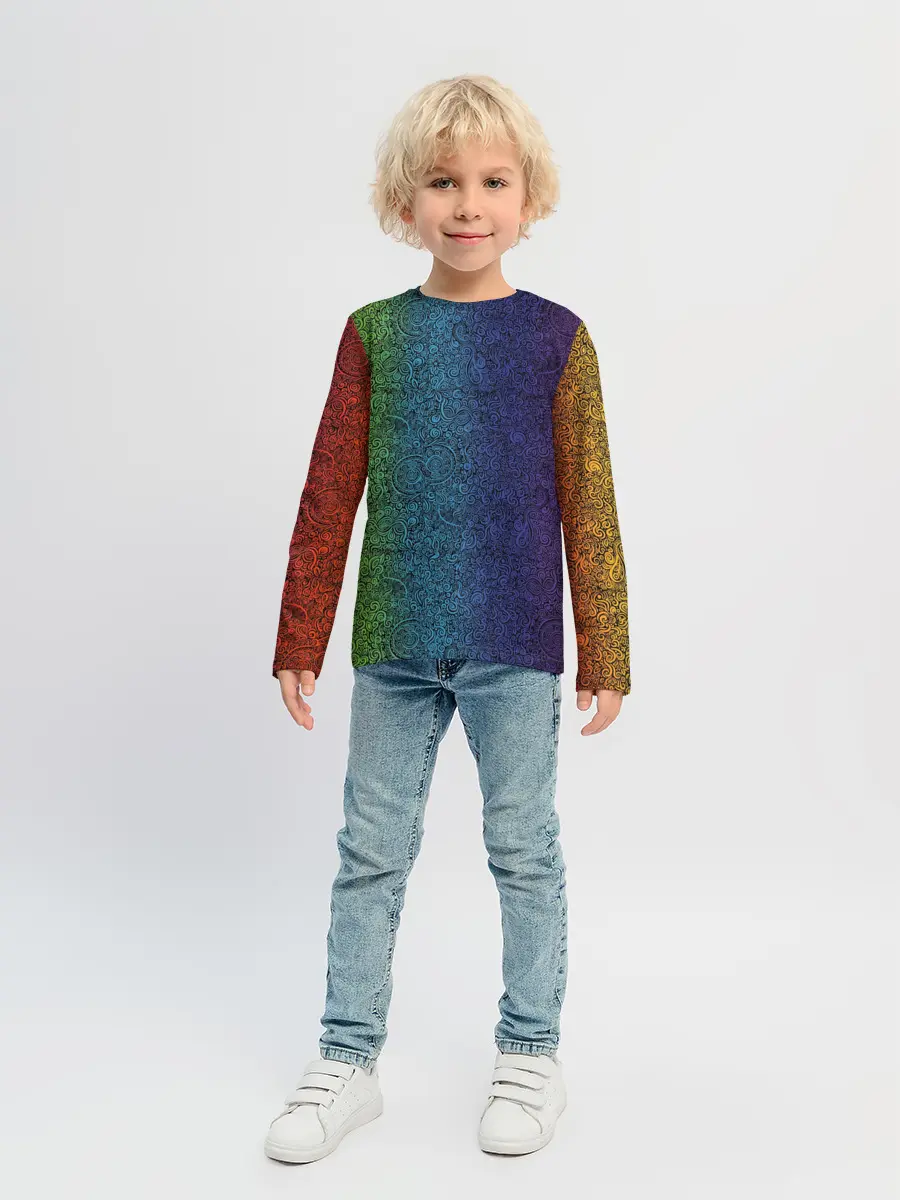 Детский лонгслив / Узор