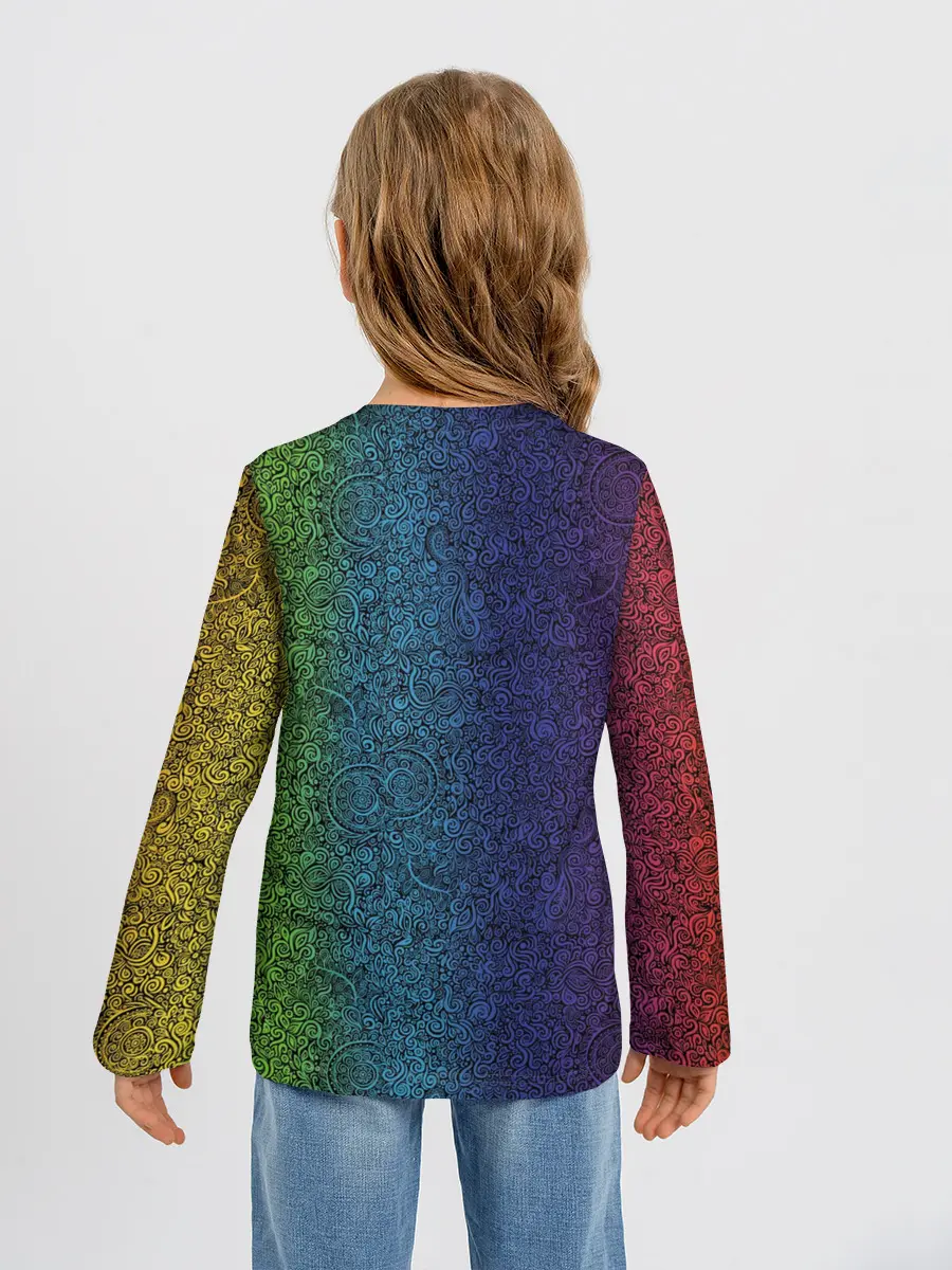 Детский лонгслив / Узор