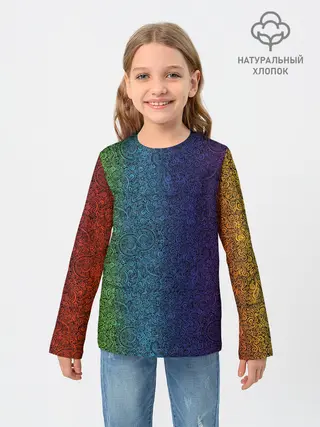 Детский лонгслив / Узор