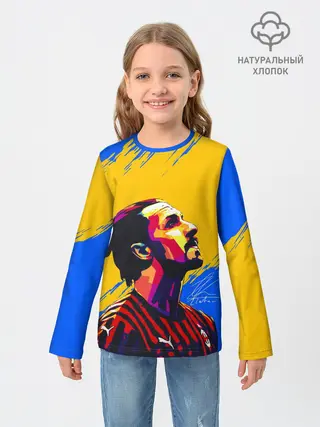 Детский лонгслив / ЗЛАТАН ИБРАГИМОВИЧ / ШВЕЦИЯ