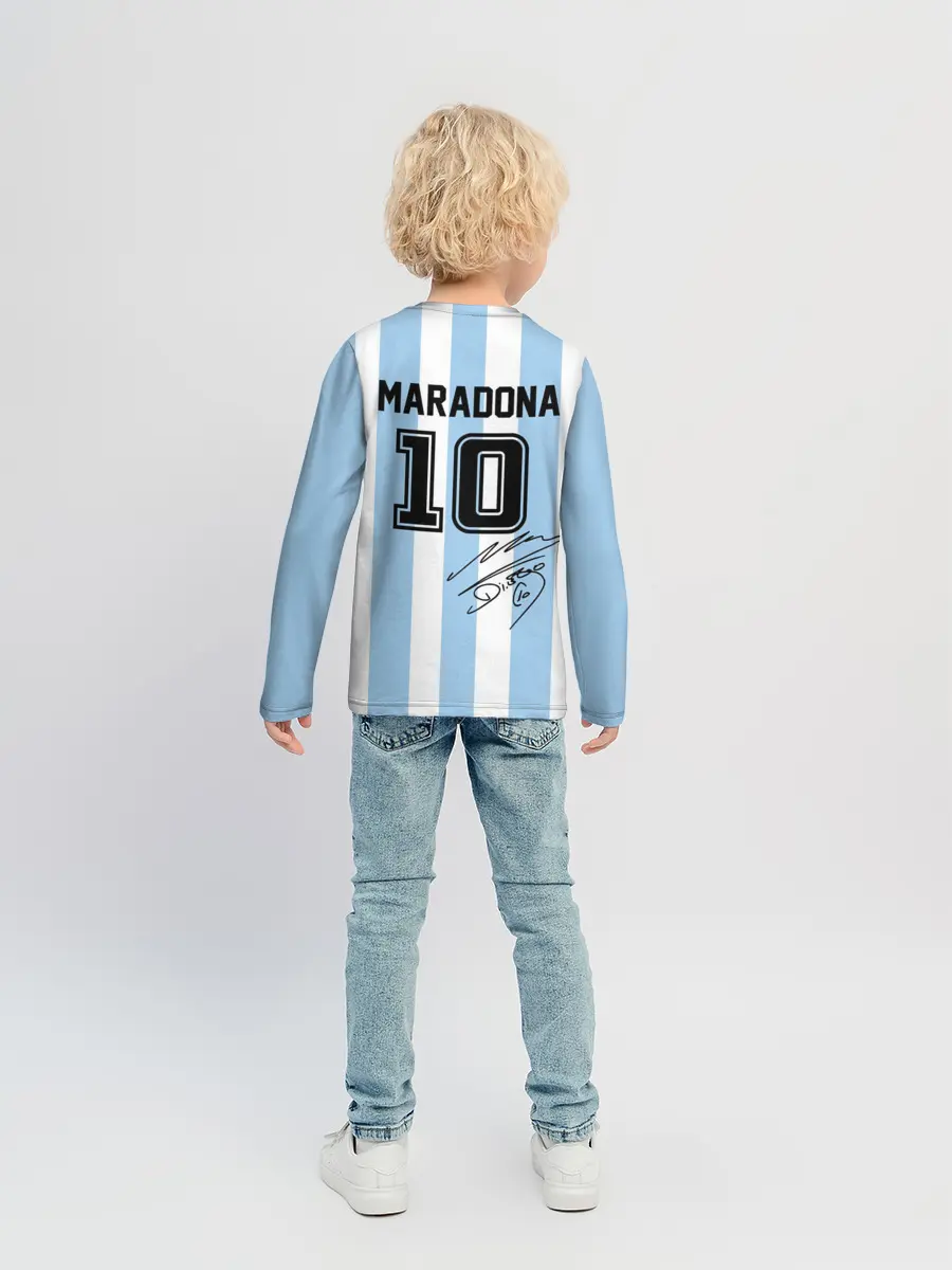 Детский лонгслив / Форма Марадоны с автографом