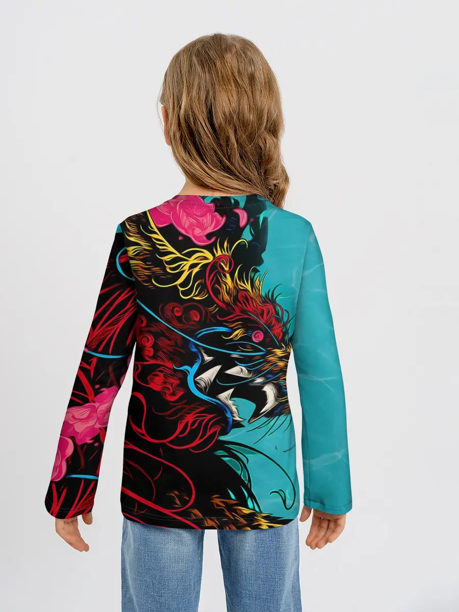 Детский лонгслив / Дракон | Dragon