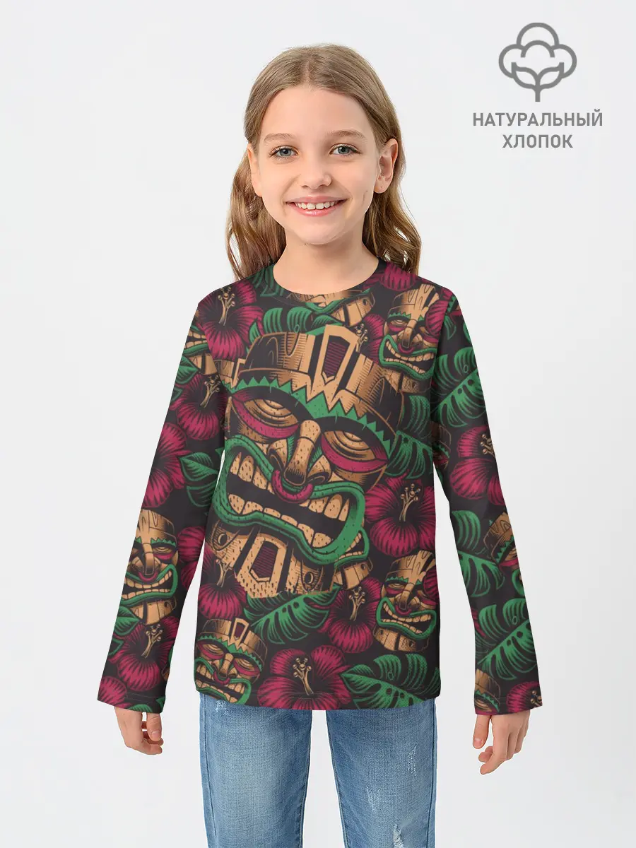 Детский лонгслив / Маска