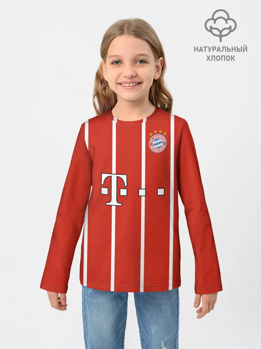 Детский лонгслив / Роберт Левандовски 9