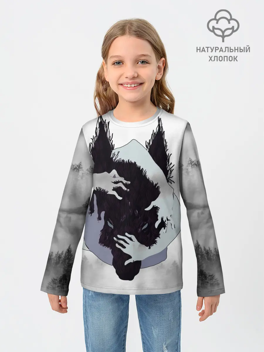 Детский лонгслив / ВОЛК | WOLF