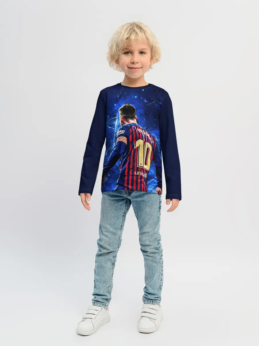 Детский лонгслив / Leo Messi | Лео Месси | 10