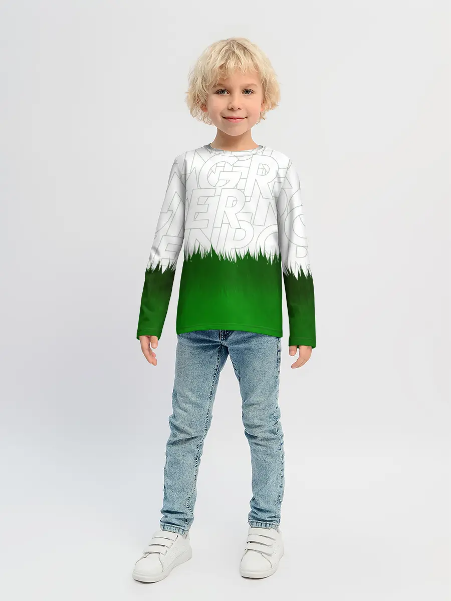 Детский лонгслив / GREEN POWER