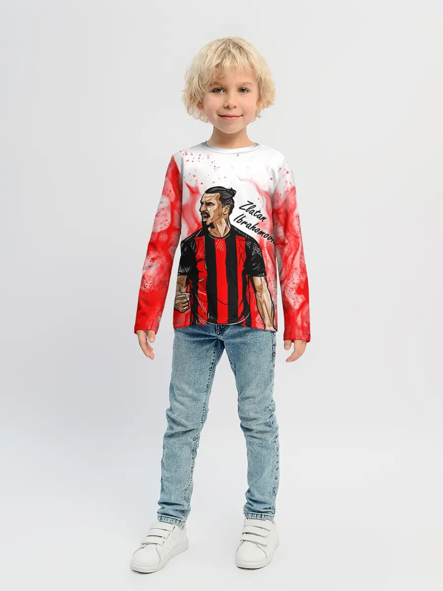 Детский лонгслив / ЗЛАТАН ИБРАГИМОВИЧ / МИЛАН