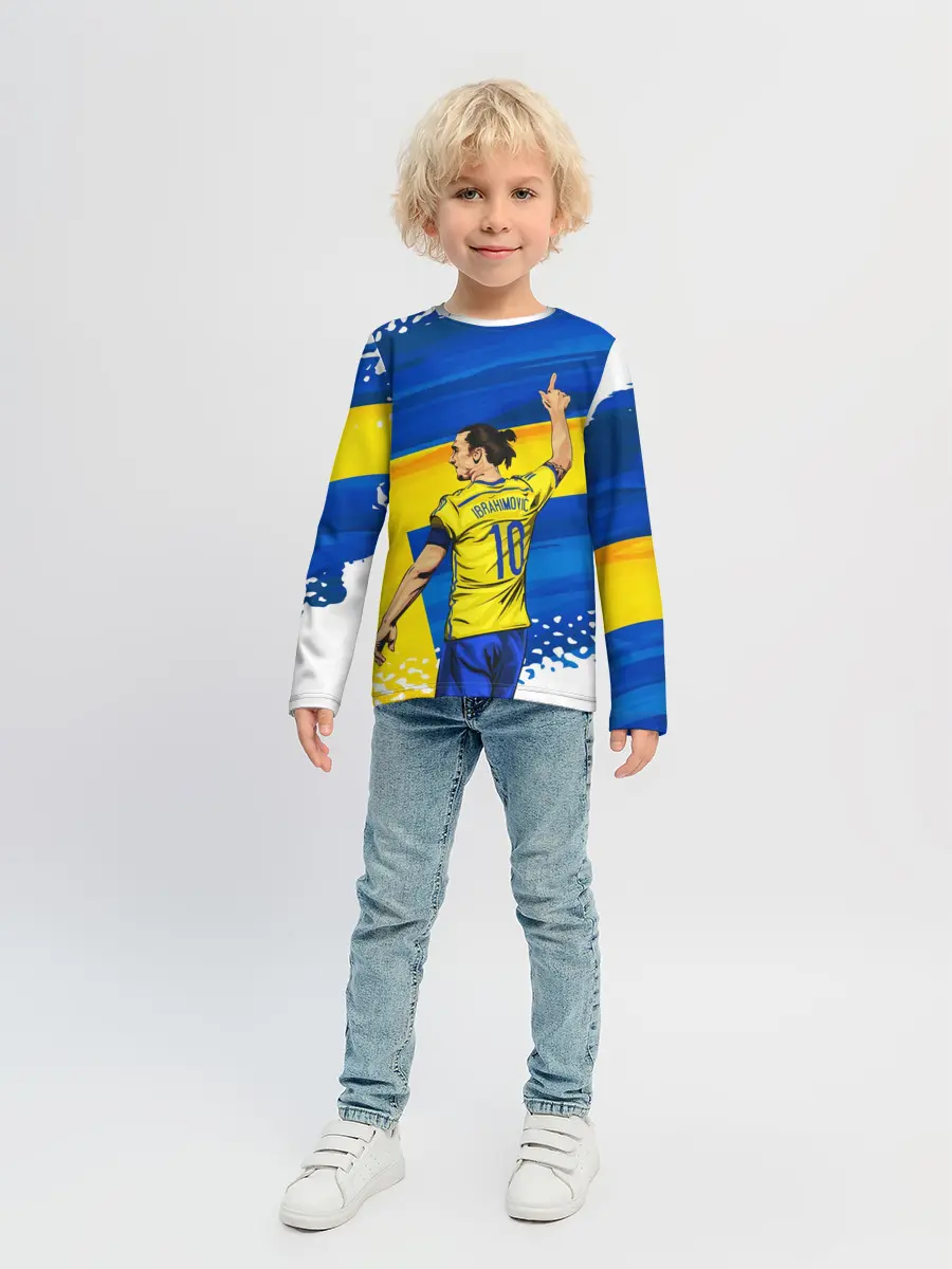 Детский лонгслив / ЗЛАТАН ИБРАГИМОВИЧ / ШВЕЦИЯ
