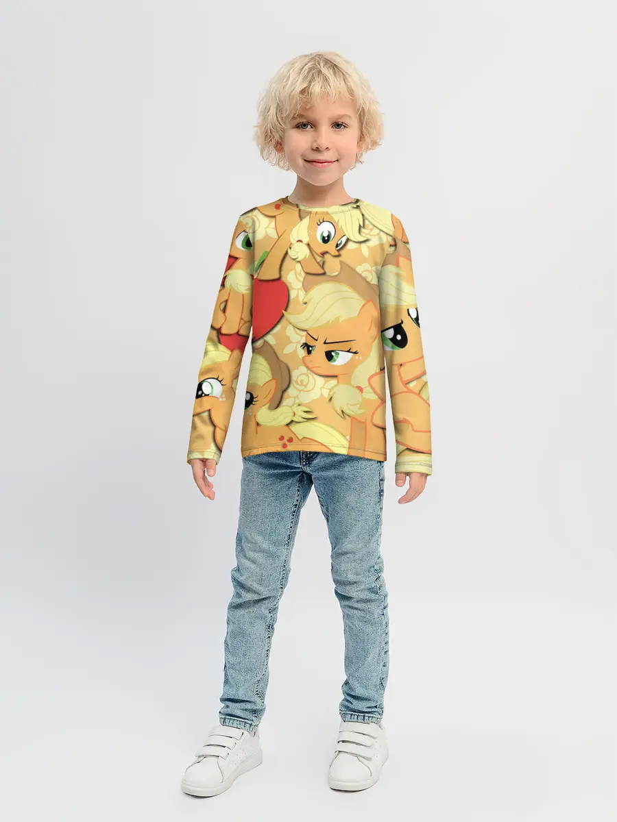 Детский лонгслив / Applejack pattern