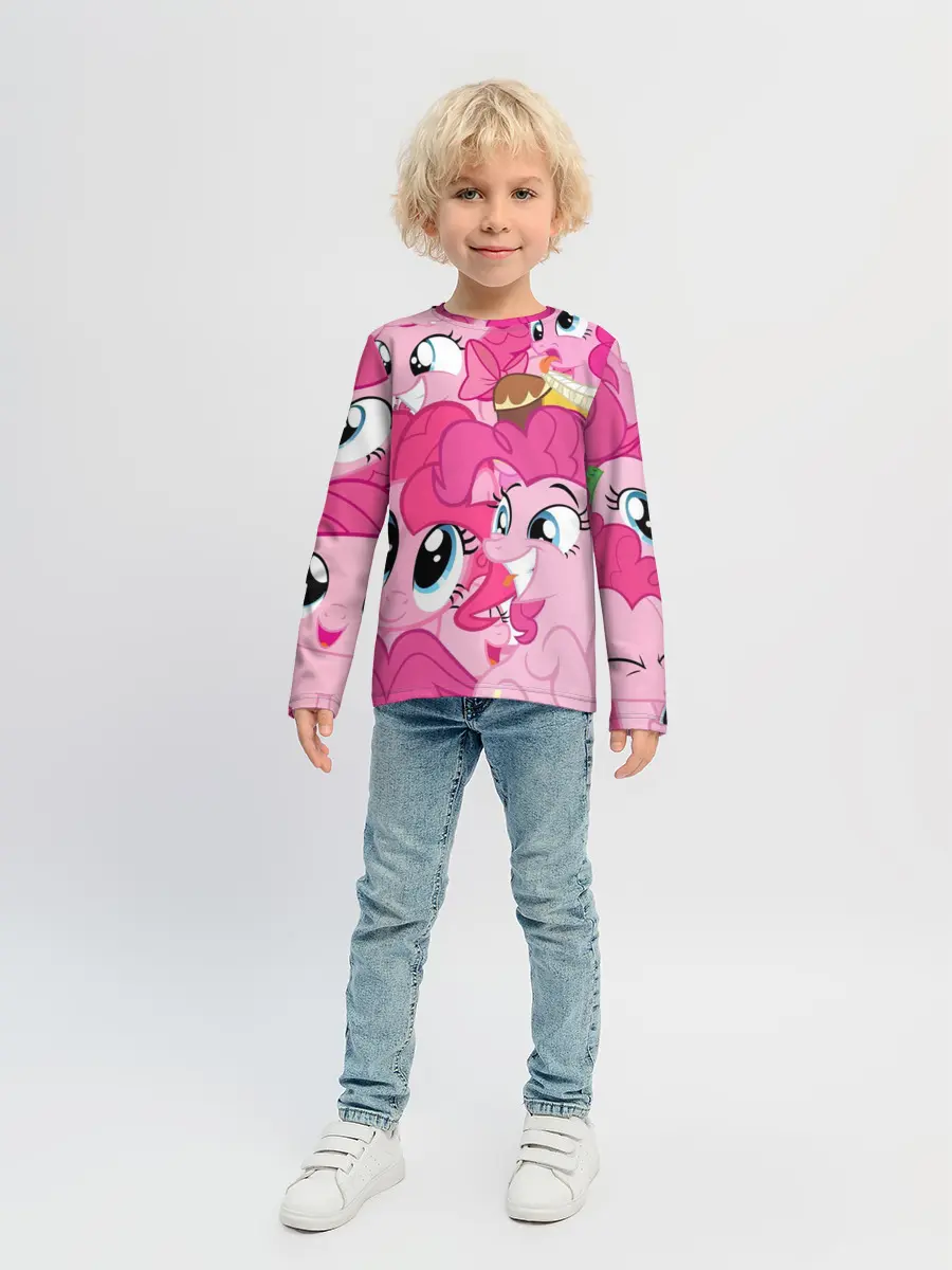 Детский лонгслив / Pinkie Pie pattern
