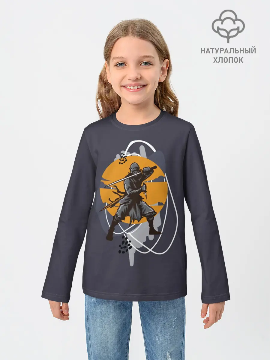 Детский лонгслив / Ниндзя