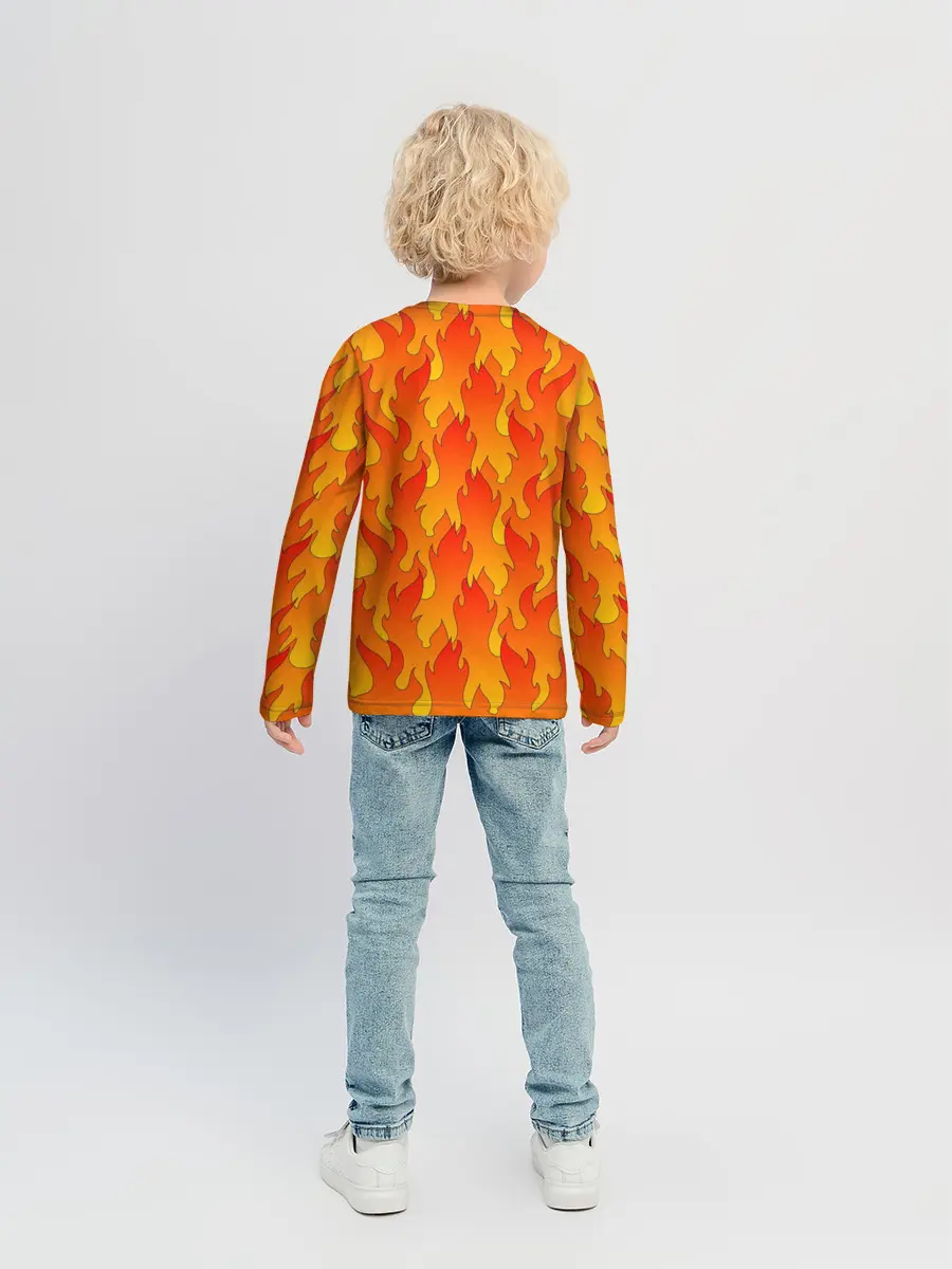 Детский лонгслив / ПЛАМЯ 2.0