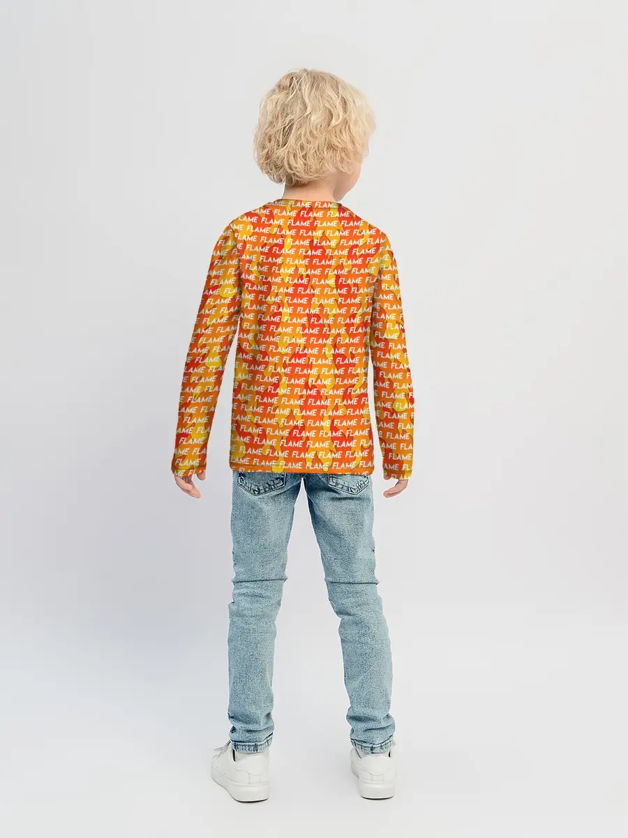 Детский лонгслив / РЫЖЕЕ ПЛАМЯ | GINGER FLAME