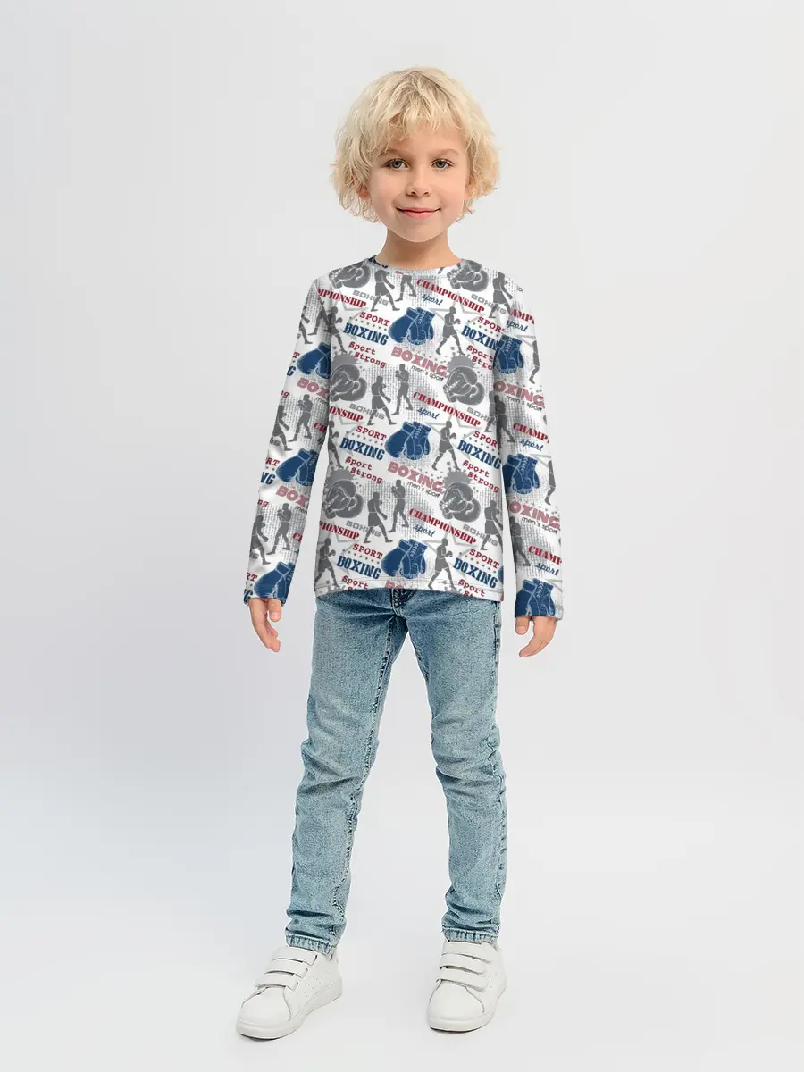 Детский лонгслив / Бокс