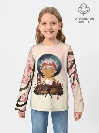 Детский лонгслив / АСТА сакура | Black Clover