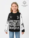 Детский лонгслив / КРИШТИАНУ РОНАЛДУ / ЮВЕНТУС