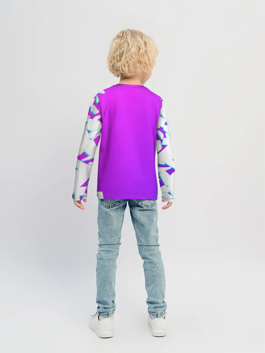 Детский лонгслив / КРИШТИАНУ РОНАЛДУ / НЕОН