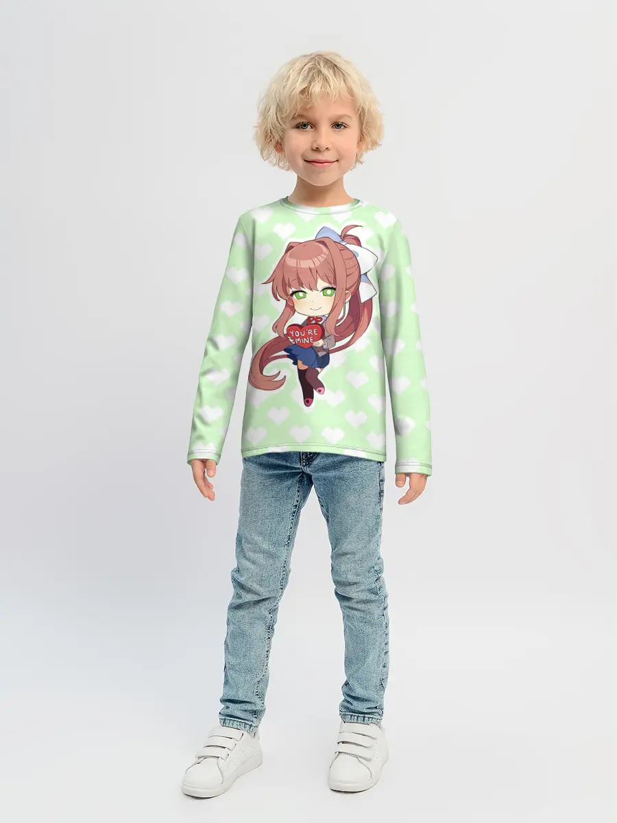 Детский лонгслив / Chibi Monika