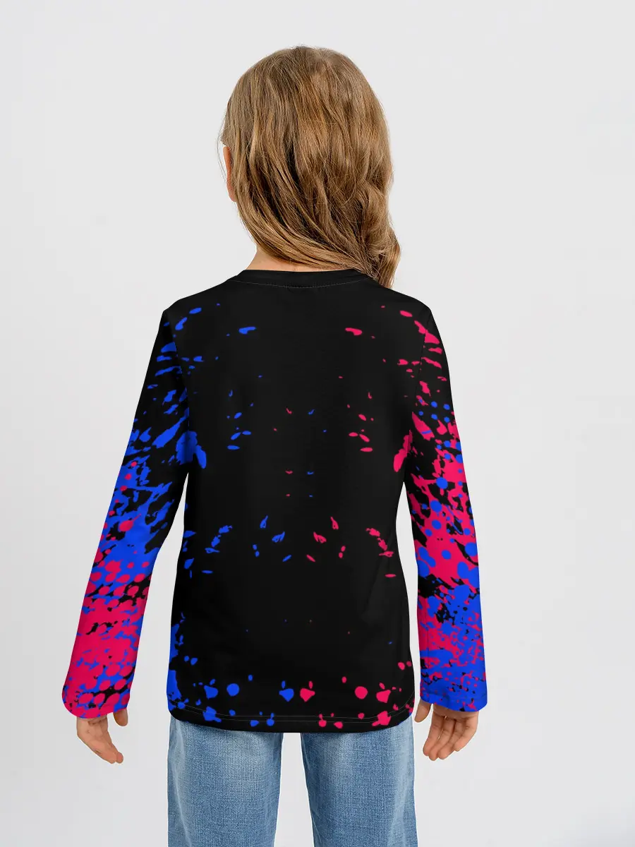 Детский лонгслив / ЛУИС СУАРЕС / БАРСЕЛОНА