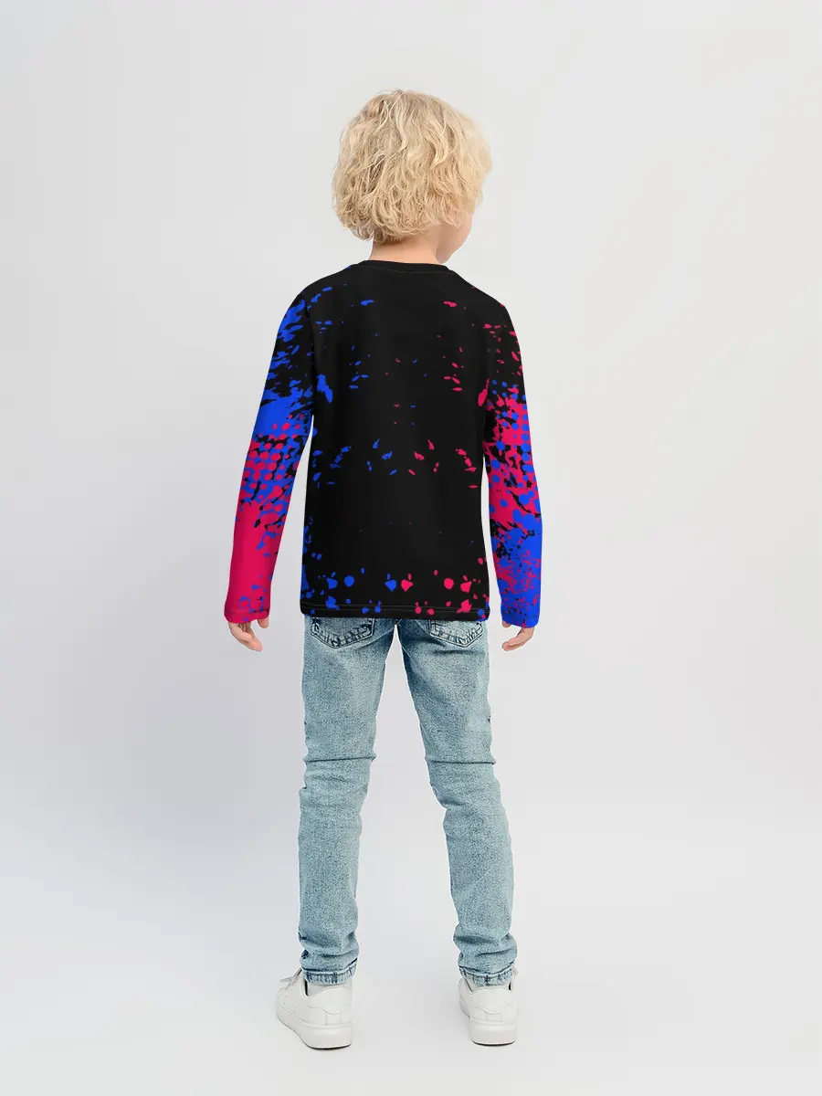 Детский лонгслив / ЛУИС СУАРЕС / БАРСЕЛОНА