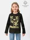 Детский лонгслив / Юно | Черный Клевер