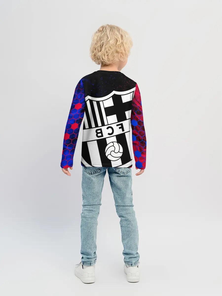 Детский лонгслив / ЛУИС СУАРЕС / БАРСЕЛОНА