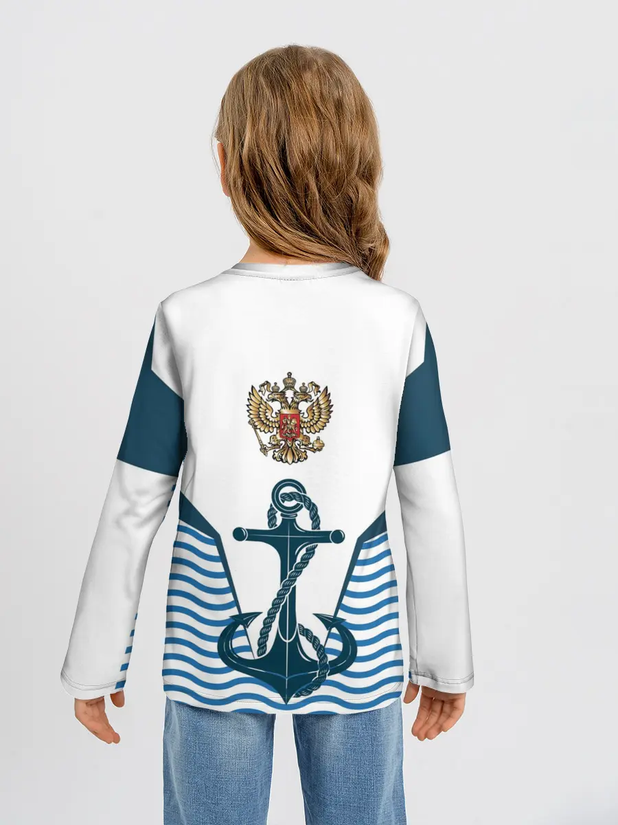 Детский лонгслив / ТЕЛЬНЯШКА ВМФ РОССИИ