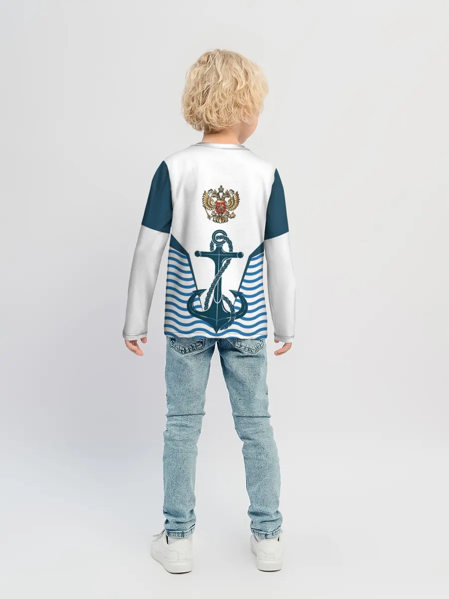 Детский лонгслив / ТЕЛЬНЯШКА ВМФ РОССИИ