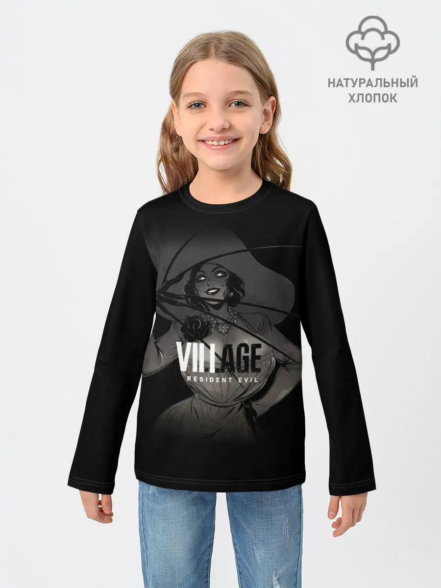 Детский лонгслив / Resident Evil Леди Димитреску