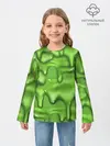 Детский лонгслив / Green Slime