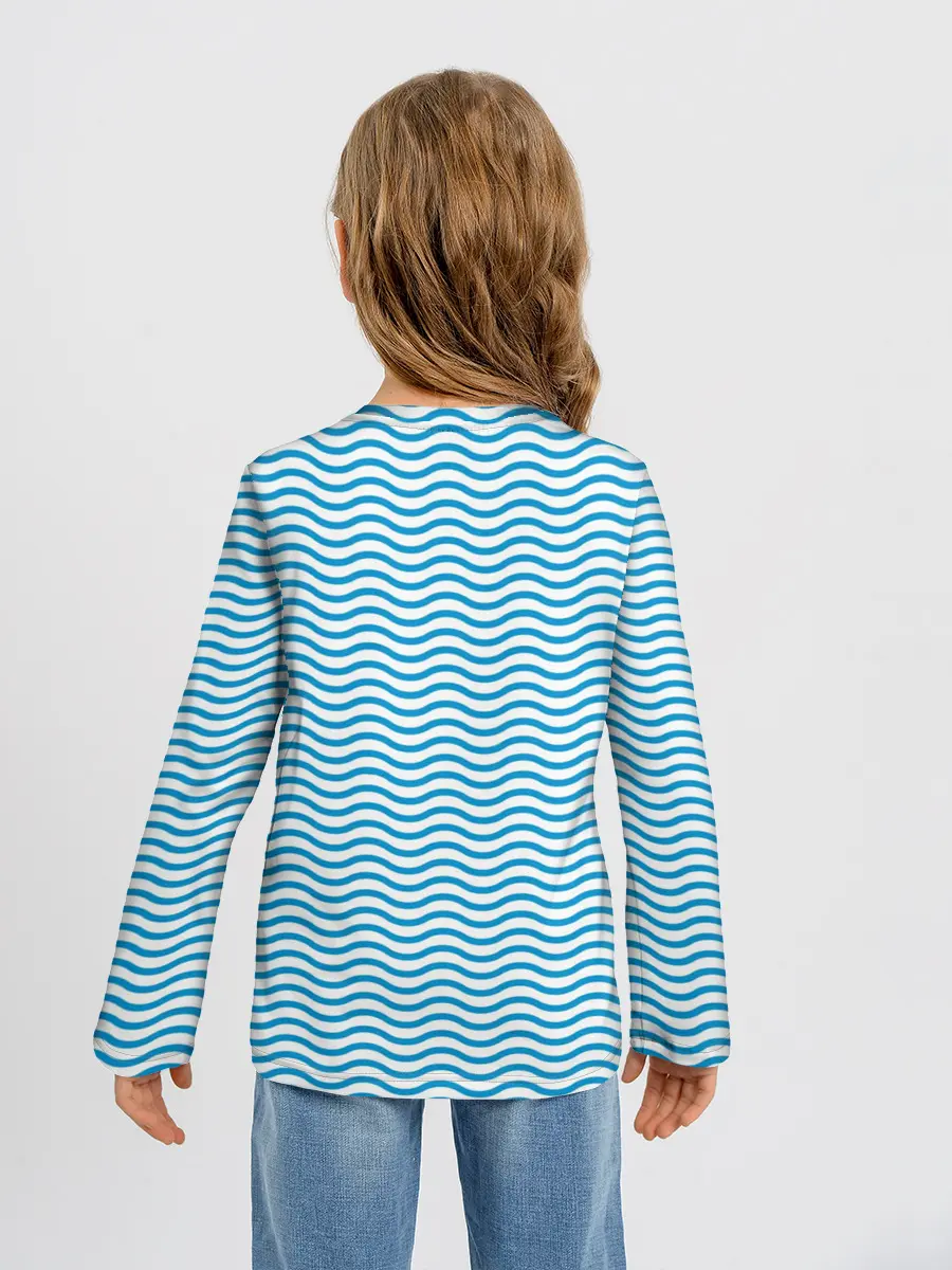 Детский лонгслив / Любовь, море, космос