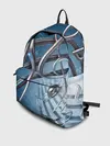 Рюкзак джинсовый / Металлические ноты