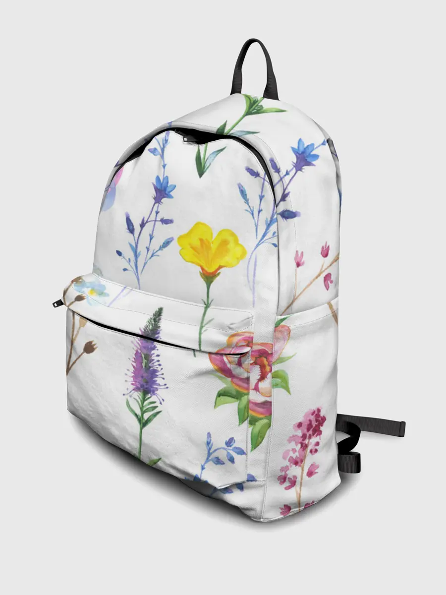 Рюкзак джинсовый / Полевые цветы