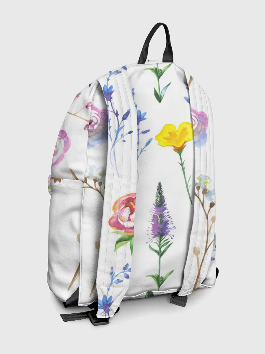 Рюкзак джинсовый / Полевые цветы