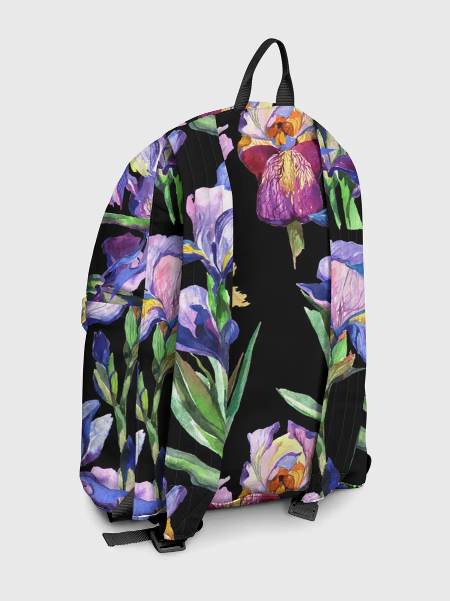 Рюкзак джинсовый / Ирисы