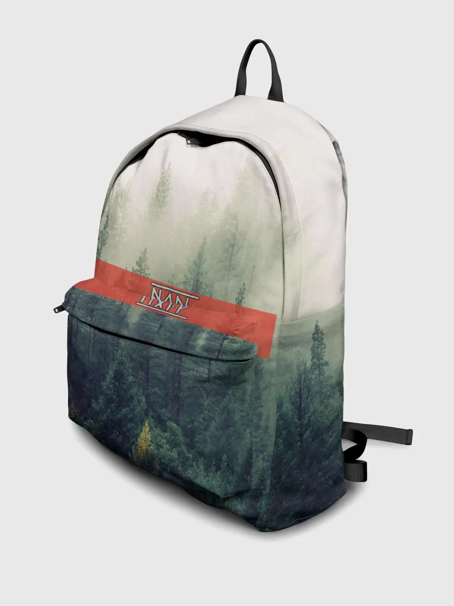 Рюкзак джинсовый / Северный лес