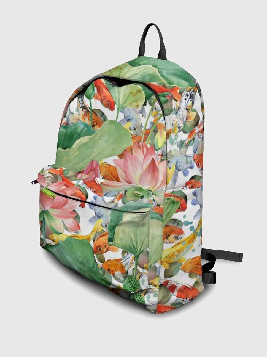 Рюкзак джинсовый / Карпы кои