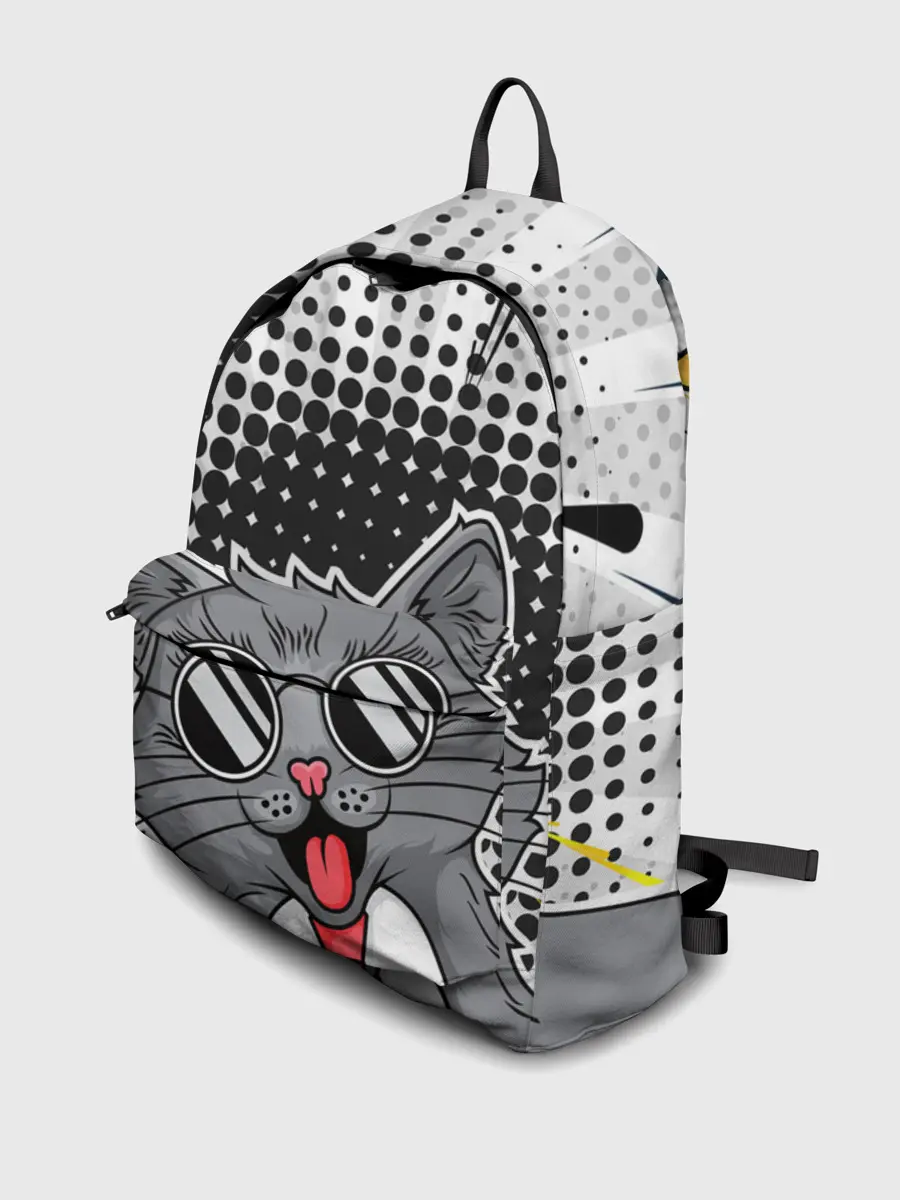 Рюкзак джинсовый / Кот