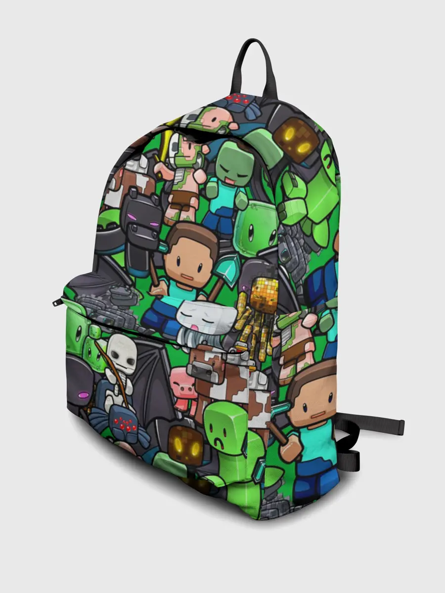 Рюкзак джинсовый / Майнкрафт