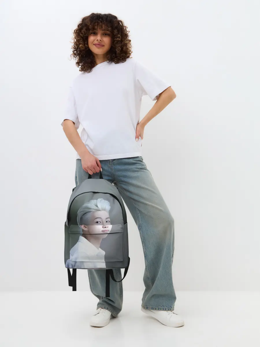 Рюкзак джинсовый / БТС